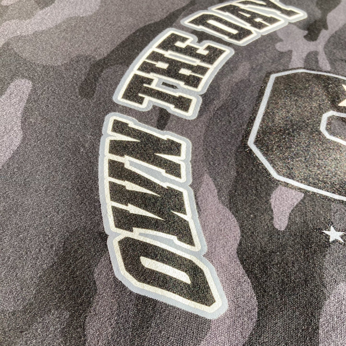 Blk Camo Varsity Hoodie